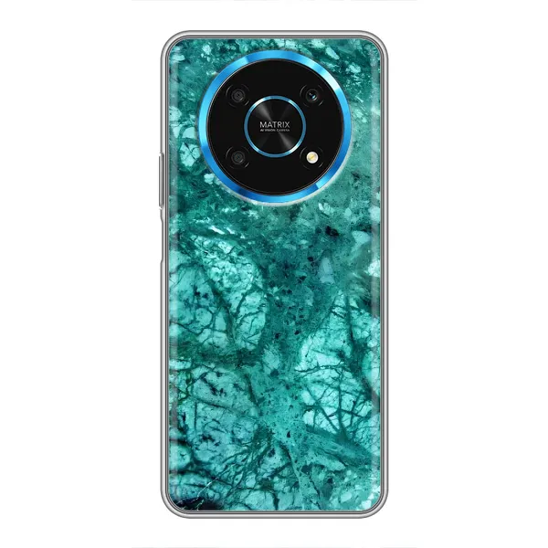 Чехол с принтом «Зеленый мрамор» для Huawei Honor Magic 6 Lite 5G