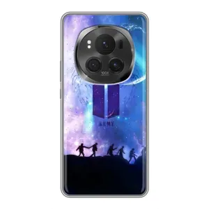 Чехлы BTS для Huawei Honor Magic 6 Pro (AlphaPrint) (Army BTS)