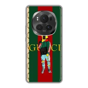 Брендновые Чехлы для Huawei Honor Magic 6 Pro - (PREMIUMPrint) (Барт ГУЧЧИ)