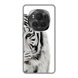 Чехлы с картинками животных Huawei Honor Magic 6 Pro (Белый Тигр)