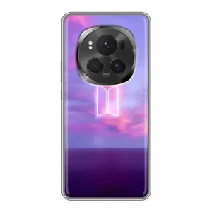 Чехлы BTS для Huawei Honor Magic 6 Pro (AlphaPrint) (BTS логотип)