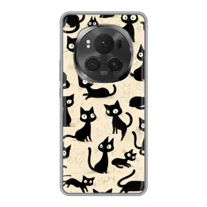 Чехол с рисунком кот на Huawei Honor Magic 6 Pro