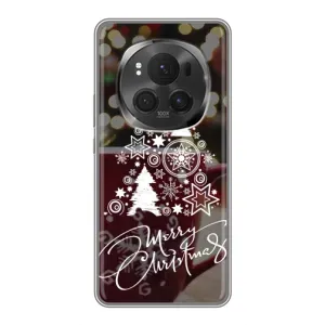 Рождественские Чехлы для Huawei Honor Magic 6 Pro (VPrint) (Елочка узорная)