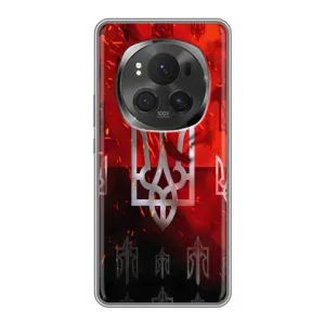 Украинские Чехлы для Huawei Honor Magic 6 Pro с картинкой УПА (AlphaPrint) (ГЕРБ УПА)
