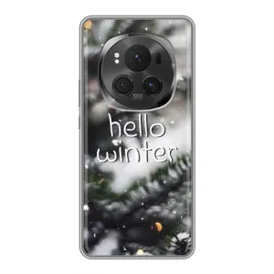 Новогодние, Праздничные Чехлы для Huawei Honor Magic 6 Pro - 2024 год (Hello winter)