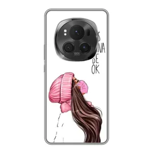 Чехол с печатью для Huawei Honor Magic 6 Pro - (Мода) (AlphaPrint) (Коронавирус)