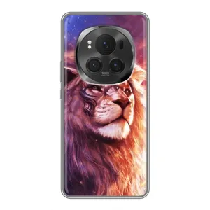 Чехол со Львом для Huawei Honor Magic 6 Pro (VPrint) (Красочный Лев)