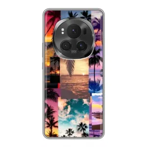Силиконовый чехол с КАРТИНКАМИ лето для Huawei Honor Magic 6 Pro (AlphaPrint) (Летний отпуск)