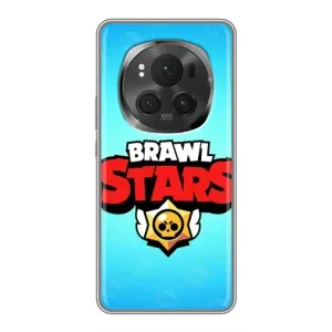 Чехлы Brawl Stars для Huawei Honor Magic 6 Pro (AlphaPrint) (Лого Бравл Старс)
