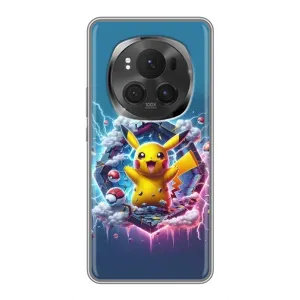 Чехол с Пикачу на Huawei Honor Magic 6 Pro (Лого Пикачу)