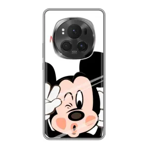 Эксклюзивный чехол для Huawei Honor Magic 6 Pro (AlphaPrint - Мультяшные) (Маус Микки)