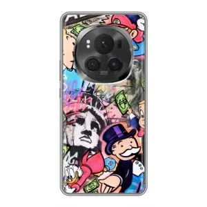 Чехлы с крутыми принтами для Huawei Honor Magic 6 Pro - (PREMIUMPrint) (Monopoly man)