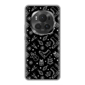 Новогодние, Праздничные Чехлы для Huawei Honor Magic 6 Pro - 2024 год (Новогодний фон)
