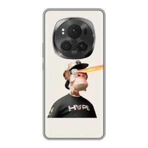 Чехлы с Обезьянами NFT для Huawei Honor Magic 6 Pro (AlphaPrint) (обезьяна NFT в очках)