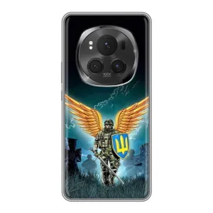 Чехлы с картинкой ЗСУ для Huawei Honor Magic 6 Pro (AlphaPrint) (Солдат ЗСУ)