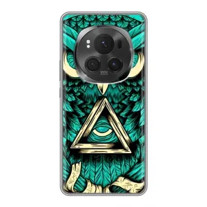 Чехол с птицами на Huawei Honor Magic 6 Pro (VPrint) (Сова с глазом)