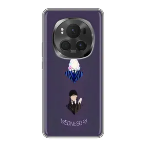 Чехлы Венсдей на Huawei Honor Magic 6 Pro Уэнсдей (AlphaPrint) (Уэнздей и подруга)
