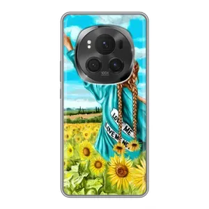 Чехол для Патриота Украины Huawei Honor Magic 6 Pro - (AlphaPrint) (Украиночка)