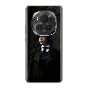 Чехол с дизайном Венздей 2 на Huawei Honor Magic 6 Pro (Темный стиль Уэнздей)