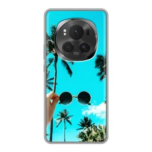Силиконовый чехол с КАРТИНКАМИ лето для Huawei Honor Magic 6 Pro (AlphaPrint) (Взгляд лето)