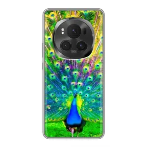 Чехол с птицами на Huawei Honor Magic 6 Pro (VPrint) (Яркий Павлин)