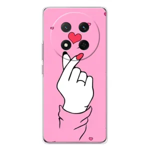 Чохол з принтом для Huawei Honor Magic 7 Lite (AlphaPrint - Знак сердечка)