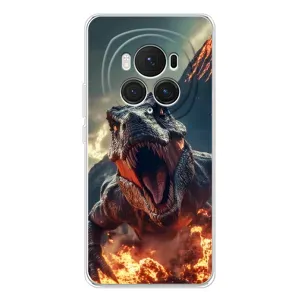 Чохол з картинкою 'Хижаки' для Huawei Honor Magic 7 Pro (Вогняний динозавр)