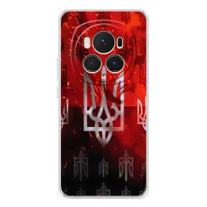 Украинские Чехлы для Huawei Honor Magic 7 Pro с картинкой УПА (AlphaPrint) (ГЕРБ УПА)