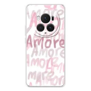Чохол з розовим принтом для Huawei Honor Magic 7 Pro (Аморе любов)