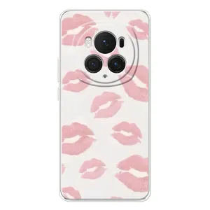 Чохол з розовим принтом для Huawei Honor Magic 7 Pro (Рожеві губи)