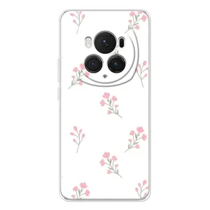 Чохол з розовим принтом для Huawei Honor Magic 7 Pro (Рожеві квіти)