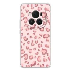 Чохол з розовим принтом для Huawei Honor Magic 7 Pro (Рожевий леопард)
