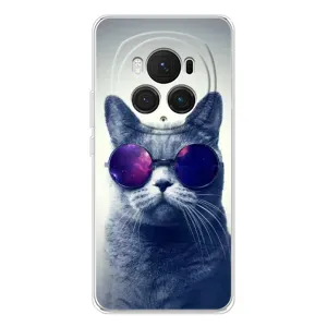 Чохол з принтом для Huawei Honor Magic 7 Pro (AlphaPrint) Модні коти (Стильний кіт)