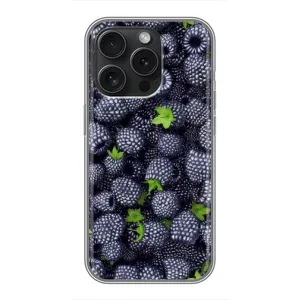 Чехлы с Фруктами для Huawei Honor Play 60 Plus (VPrint) (Ежевика)