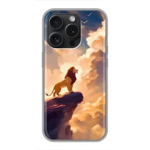 Чохол Король лев на Huawei Онор Pleй 60 Plus (Сімба на скелі)