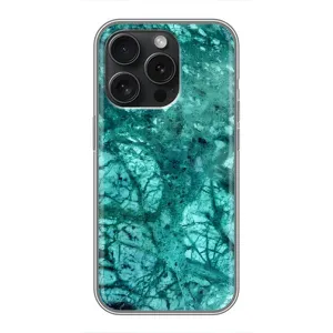 Мраморный чехол на Huawei Honor Play 60 Plus (VPrint) (Зеленый мрамор)