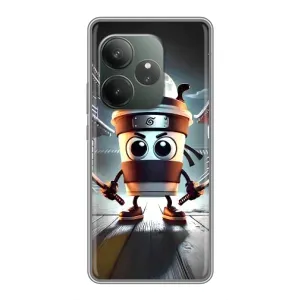 Чехол с мемом Тралалело тралала на Huawei Honor X5d Plus (Капучино асасино)