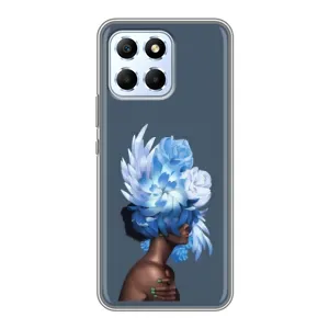 Чехлы (ART) Цветы на Huawei Honor X6 (VPrint) (Цветы на голове)