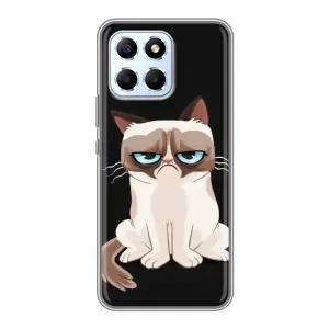 Чохол з принтом для Huawei Honor X6 (AlphaPrint) Модні коти (Сумний кіт)