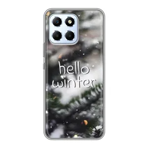 Новорічні, Святкові Чохли для Huawei Honor X6 - 2024 год (Hello winter)