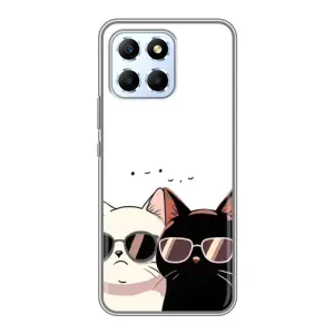 Чохол з малюнком кіт на Huawei Honor X6 (Коти в окулярах)