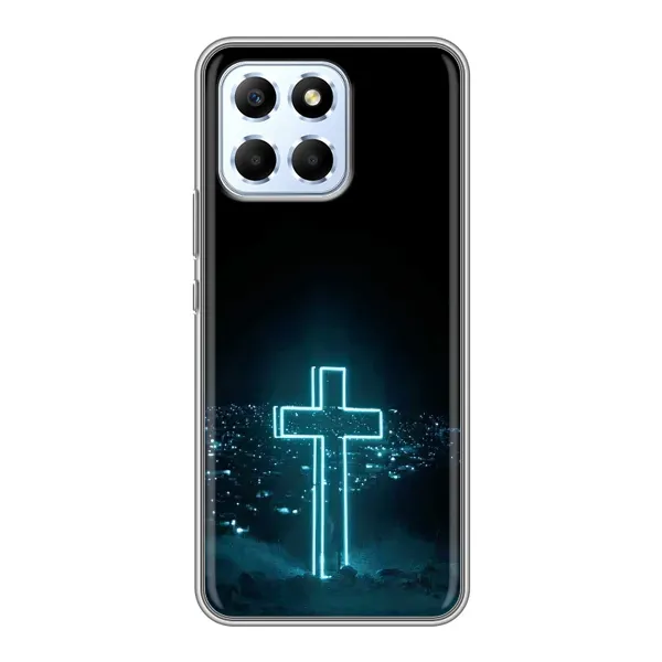 Чехол с принтом «Крест и город» для Huawei Honor X6 Чехол с принтом «Крест и город» для Huawei Honor X6