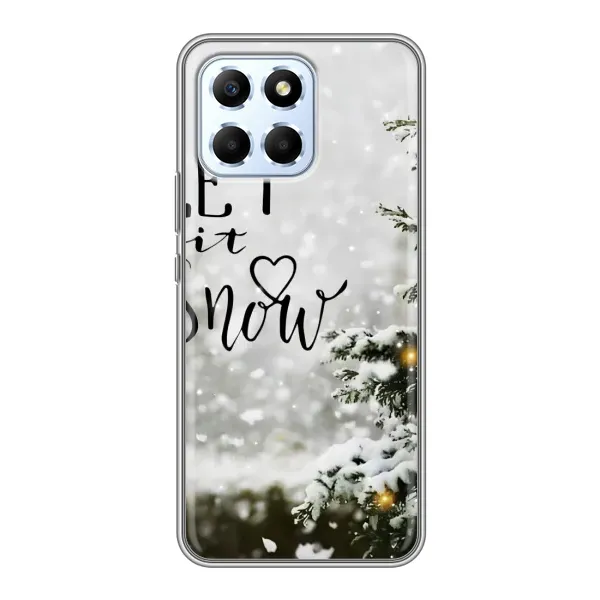 Чехол с принтом «Let it snow» для Huawei Honor X6