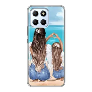 Чехол с печатью для Huawei Honor X6 - (Мама с ребенком) (AlphaPrint)