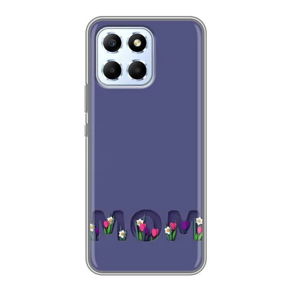 Чехол с принтом «Мама в цветах» для Huawei Honor X6