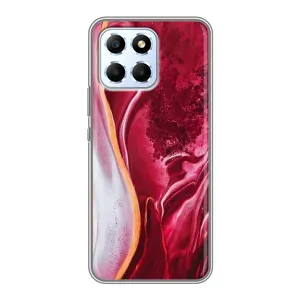 Чехол с принтом «Мрамор красный» для Huawei Honor X6
