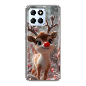 Яскравий чохол для Huawei Honor X6 з Зимові Оленята