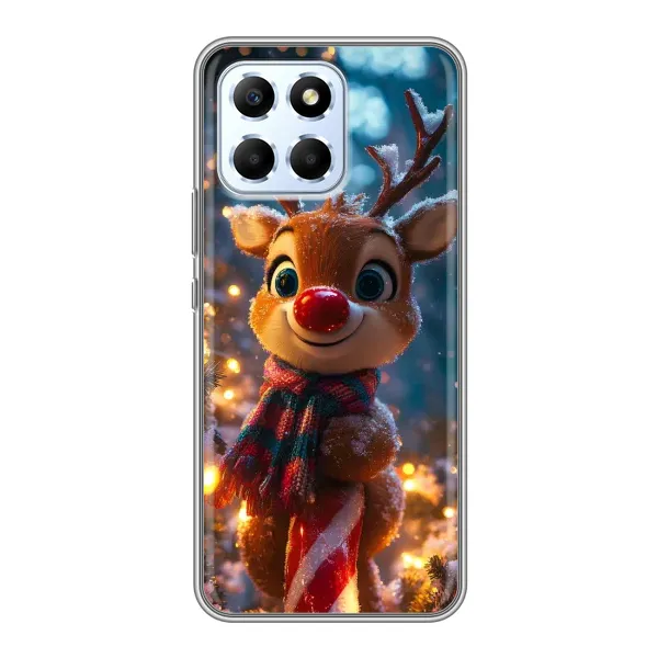 Чехол с принтом «Олень с шарфом» для Huawei Honor X6 Чехол с принтом «Олень с шарфом» для Huawei Honor X6