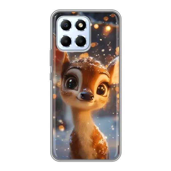 Чехол с принтом «Олененок среди гирлянд» для Huawei Honor X6 Чехол с принтом «Олененок среди гирлянд» для Huawei Honor X6