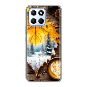 Чохол з унікальним дизайном 'Осінь з кавою' для Huawei Honor X6 (Осінньо-зимова кава)
